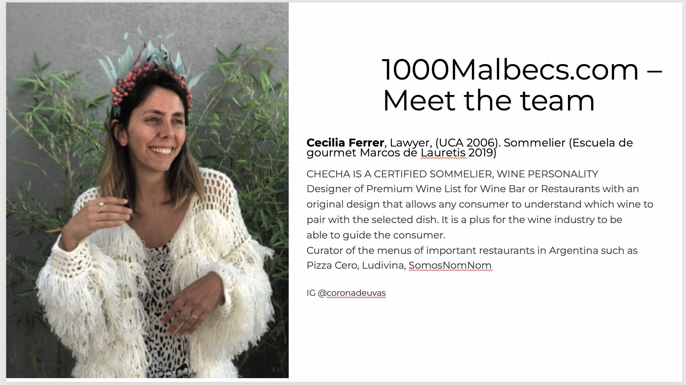 Equipo de 1000Malbecs - Página 1