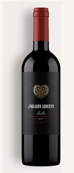 Botella de A Corazón Abierto Malbec 2019