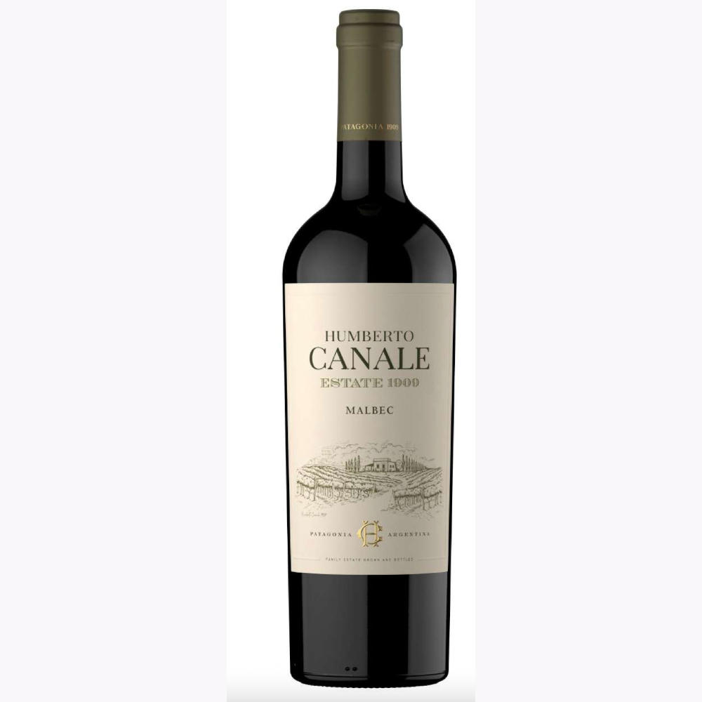 Botella de Humberto Canale Estate Malbec 2023