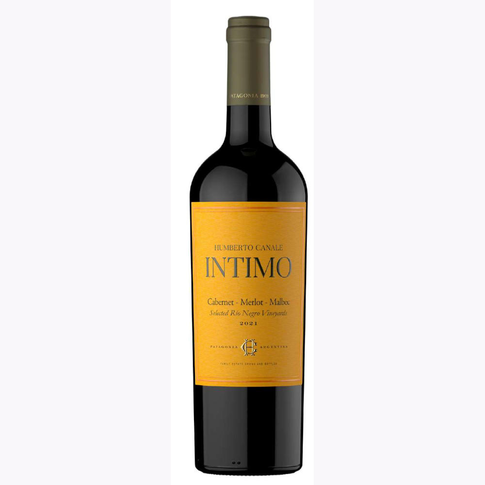 Botella de Intimo Blend: Cabernet, Merlot, Malbec 2020