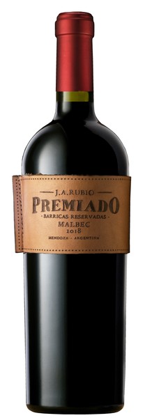 Botella de JORGE RUBIO PREMIADO Malbec 2018