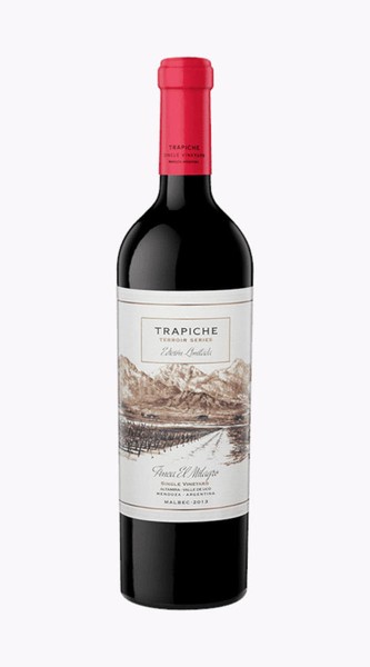 Botella de Trapiche Terroir Series Limited Edition Malbec Finca El Milagro 2013