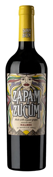 Botella de Zapam Zucum Organic Malbec 2022