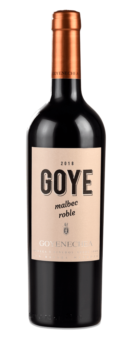 Botella de Goye Malbec