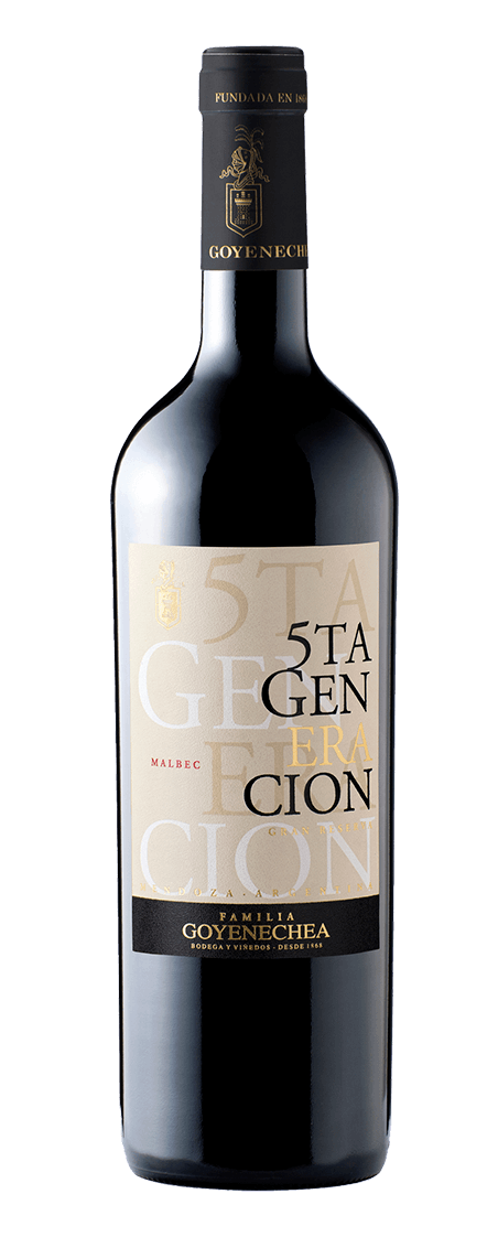 Botella de Quinta Generación Malbec